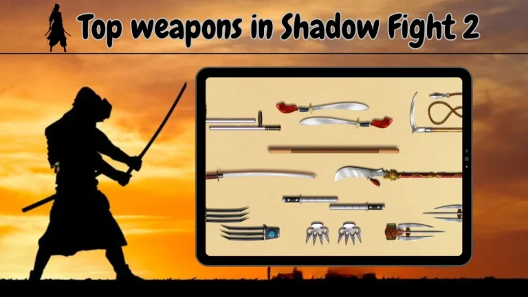 Top weapons in Shadow Fight 2